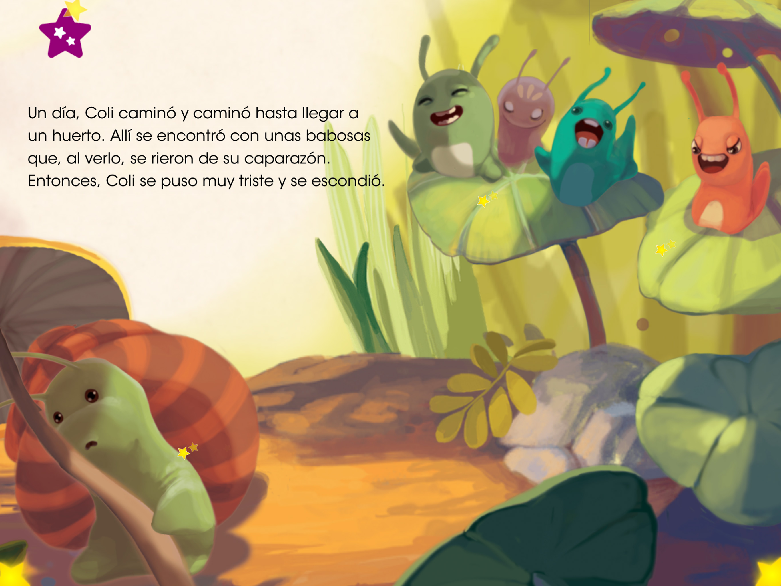El caracol y la lombriz