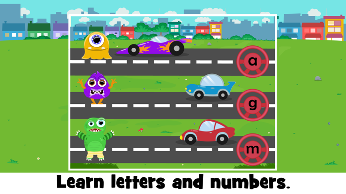 Letters  numbers monsters app