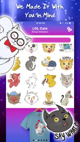 Game screenshot LOL Cats Emoji Stickers hack