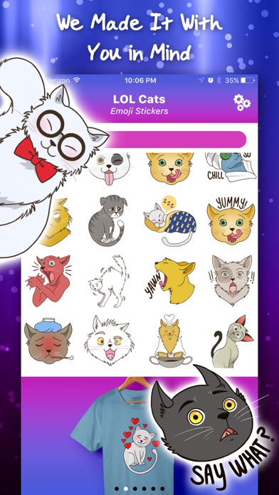 LOL Cats Emoji Stickers Screenshot