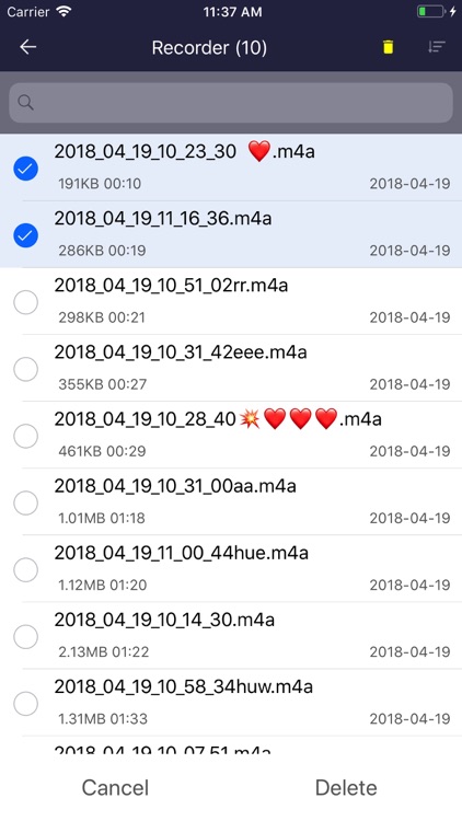 Voice recorder: Audio editor screenshot-5