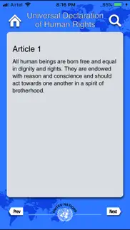 declaration of human rights iphone screenshot 4