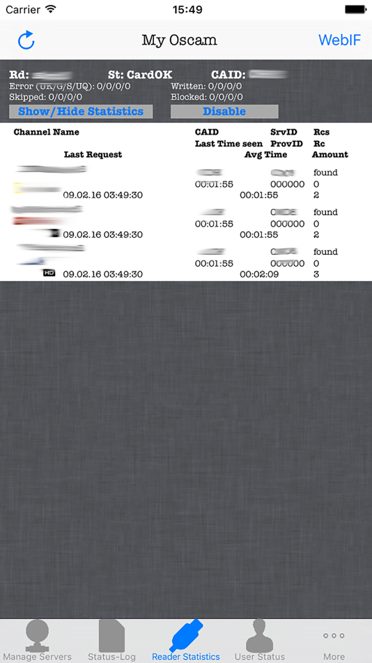 #3. OSCam Viewer (iOS) 게시자: Ernst Reiter Consulting