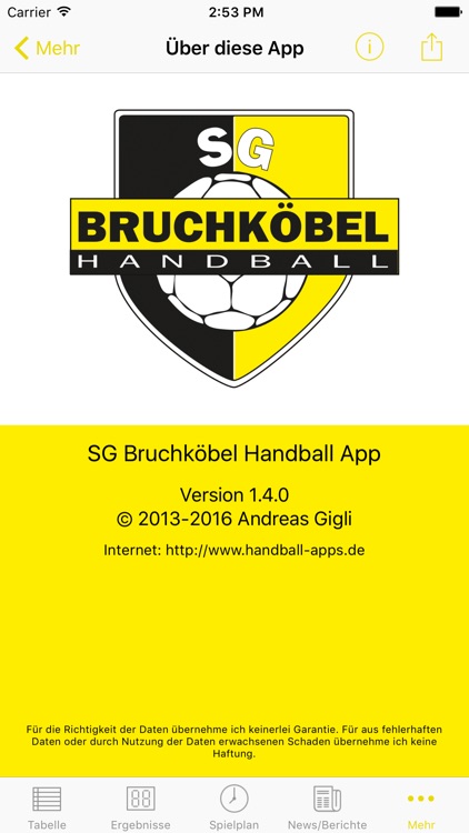 SG Bruchköbel Handball screenshot-3