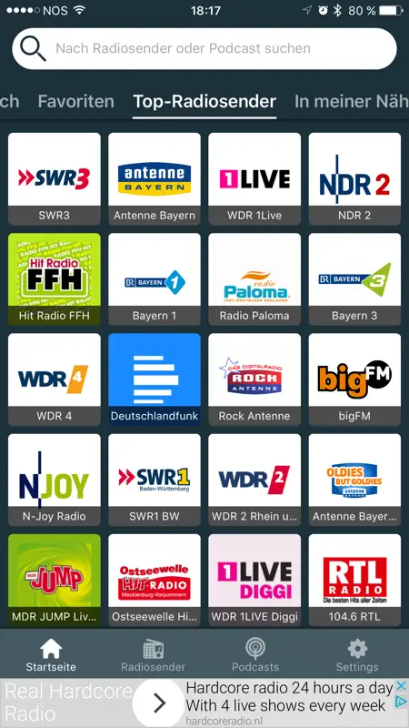 Radio FM Deutschland: Radios / Internetradio DE screenshot 1 of 5