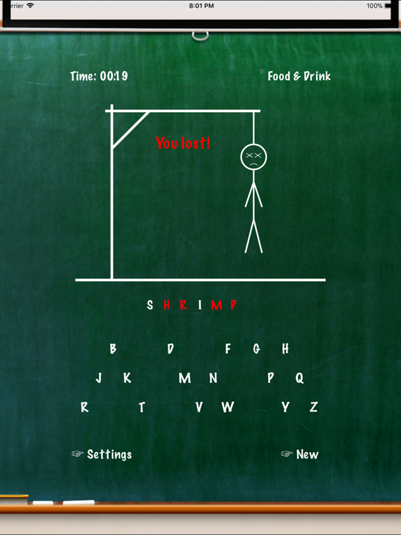 Hangman Classic HD screenshot 3