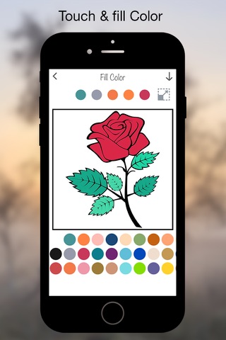 Coloring Book - Flower screenshot 2