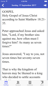 Daily Readings for Catholics screenshot