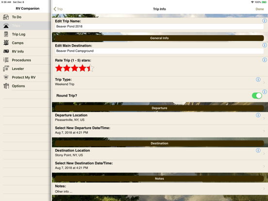 Screenshot #6 pour RV Companion Lite
