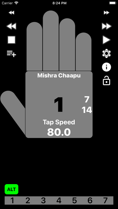 Carnatic Thaalam Robot iPhone screenshot 3 - Music app