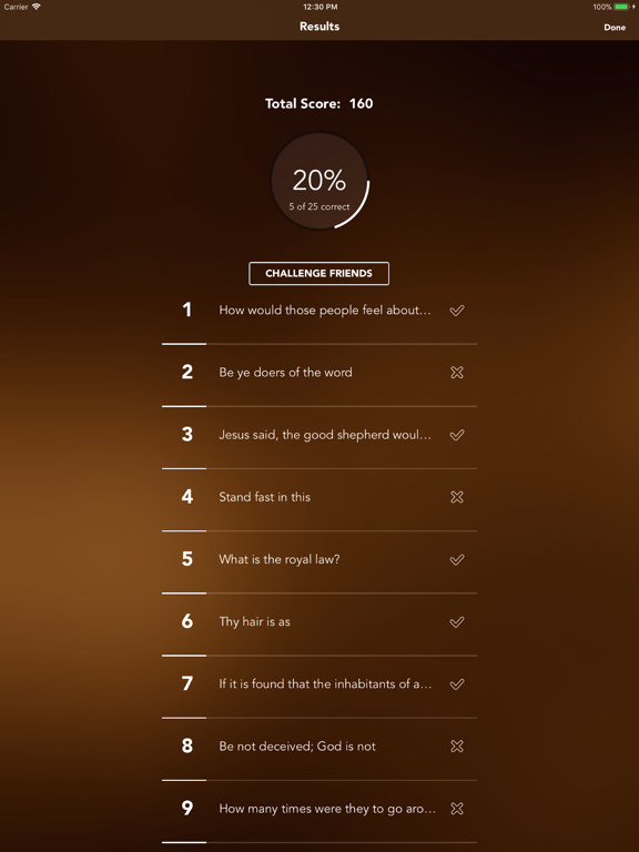 Screenshot #6 pour Giant Bible Trivia Quiz