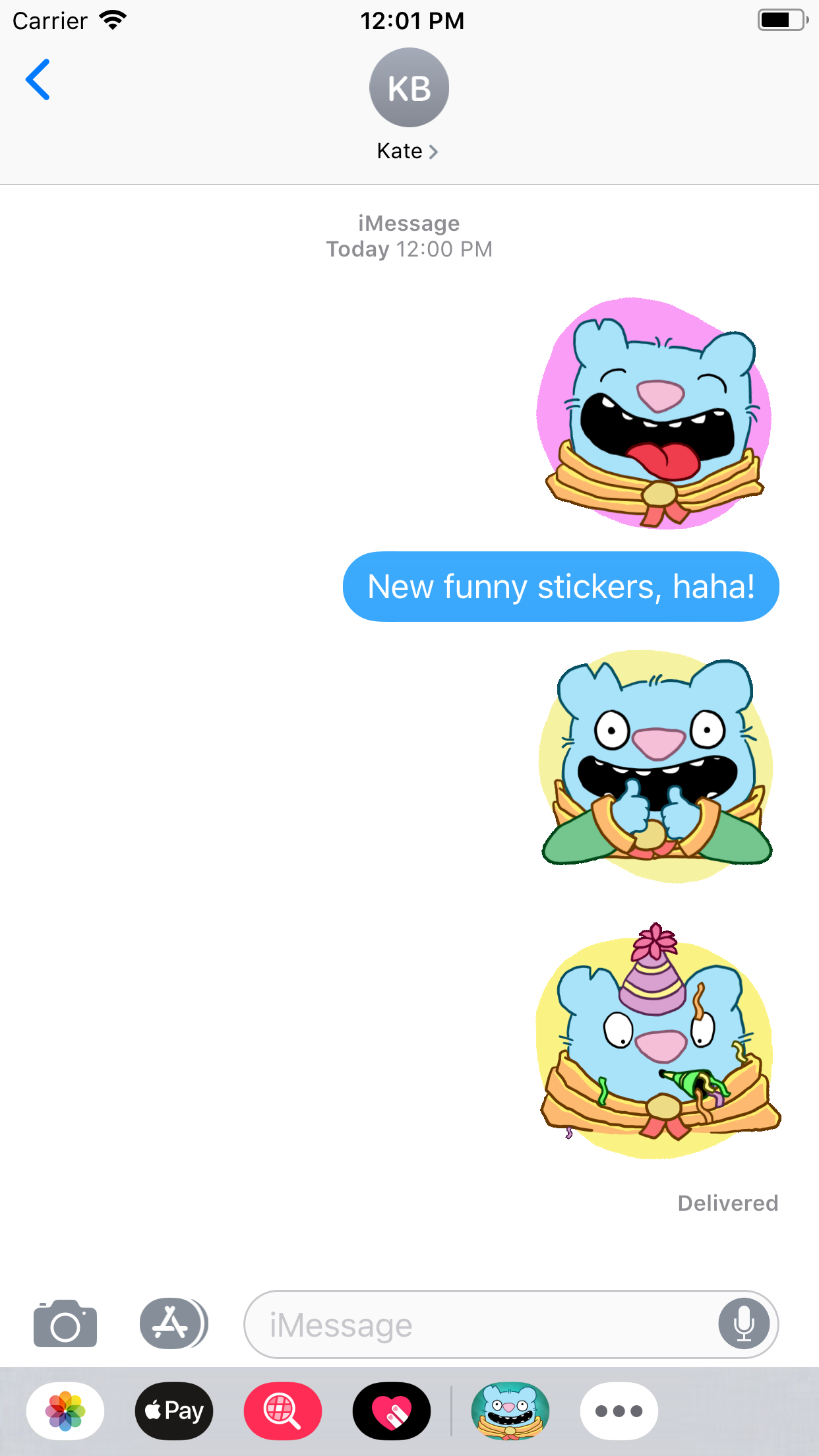 Blufuzz Animated Stickers screenshot 3