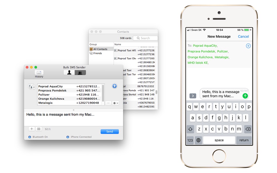 Bulk SMS Sender - 1.1.5 - (macOS)