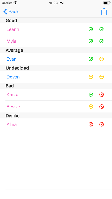 Screenshot #3 pour Baby Name Game