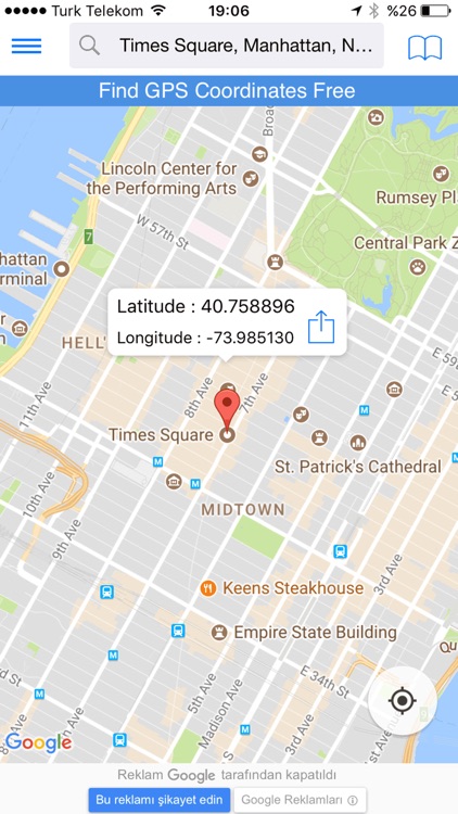 Find Gps Coordinates Limited