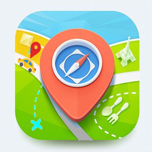 GPS Route Finder & Earth Maps icon