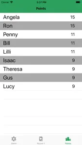 Euchre Tournament ScoreKeeper screenshot #5 for iPhone