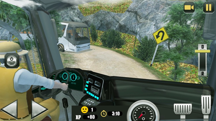 Offroad Bus Hill Transport Sim screenshot-4