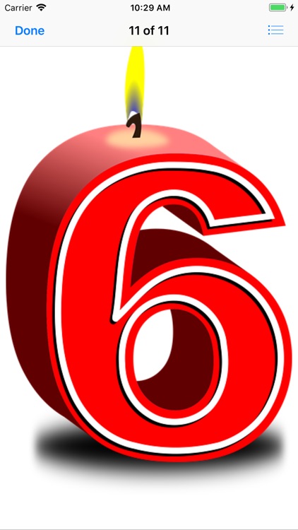 Numbered Candle Sticker Pack screenshot-7