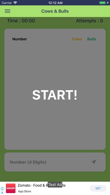 Cows & Bulls - Guess Numbers