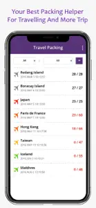 Travel Packing & To Do List screenshot #1 for iPhone