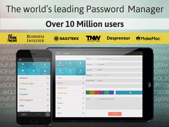 Password Manager: Passible iPad app afbeelding 1