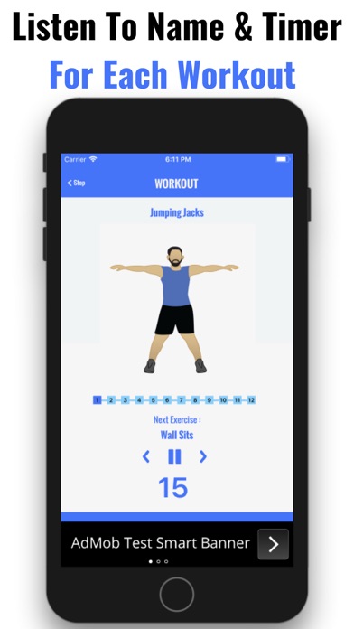 7 Minutes Workout Anywhere screenshot 3