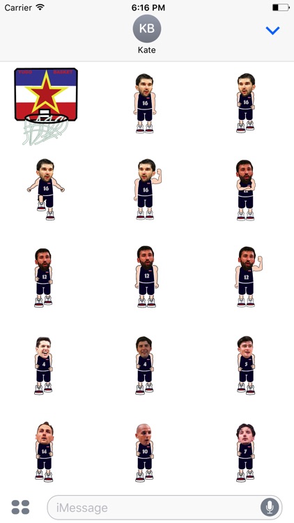 Yugo Basket Legends Stickers