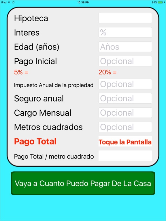 Screenshot #4 pour Hipoteca Calculadora