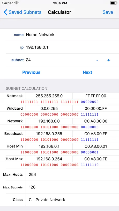 Subnet Calc