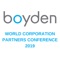 Welcome to the Boyden World Corporation Partners Conference 2019