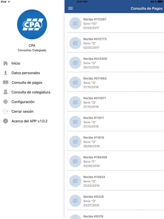 Screenshot #4 pour Consultas Colegiados CPA