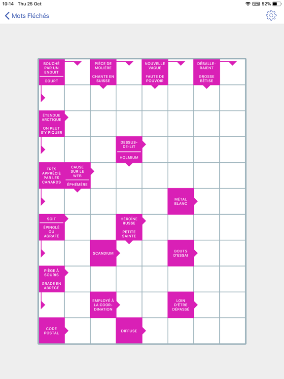 Screenshot #5 pour Mots Fléchés