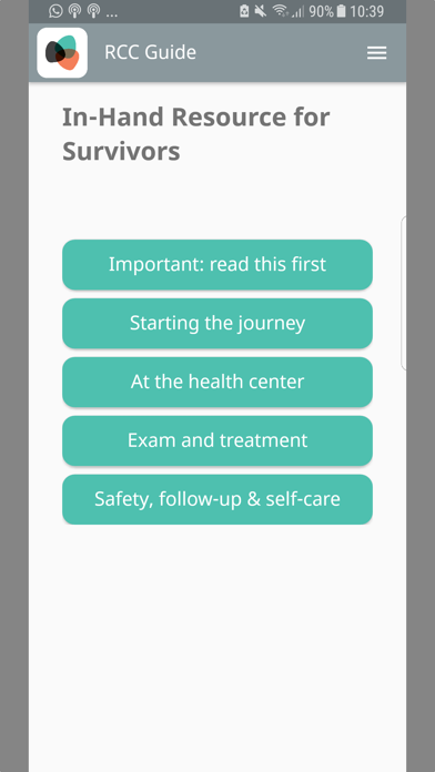 Screenshot #2 pour Rape Crisis Counseling