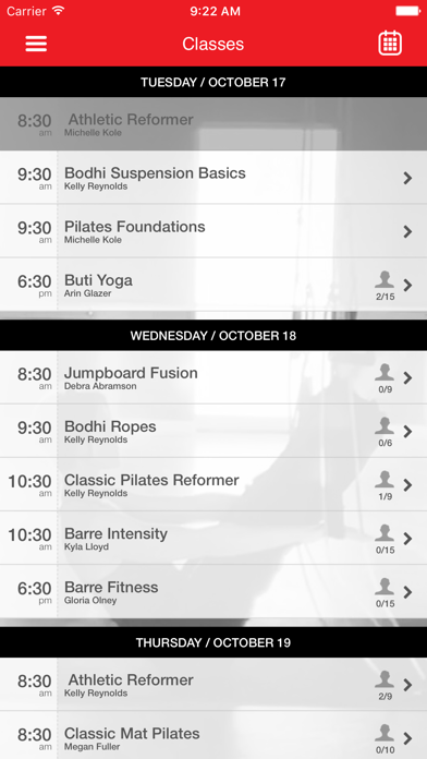 Red Spring Pilates screenshot 3