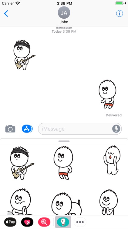 Funny Boy Animated Stickers