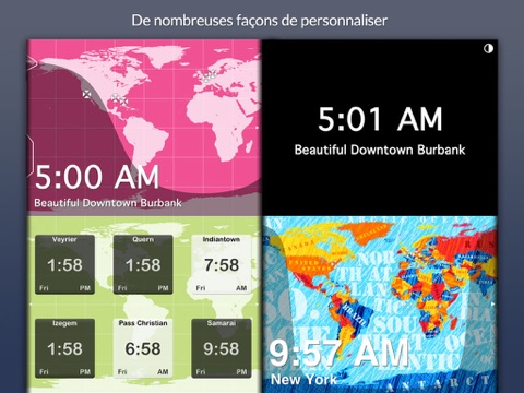 Screenshot #5 pour Horloge Mondiale (News Clocks)