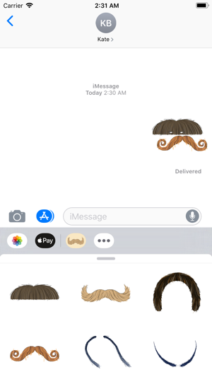 Stache Talk Mustache Animated(圖3)-速報App