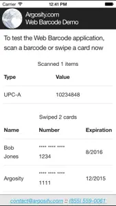 Web Barcode screenshot #2 for iPhone