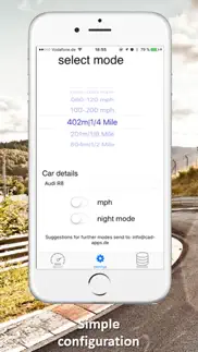 speedbox performance tracking iphone screenshot 3