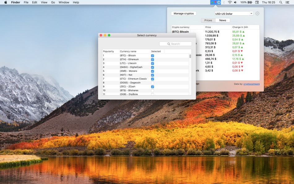 #5. Crypto Price (macOS) 由: Josip Bernat