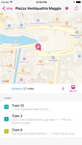 Milan Rail Map Lite screenshot #2 for iPhone
