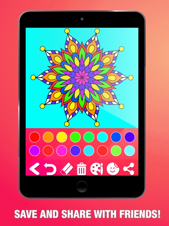 Mandala Designs iPad screenshot