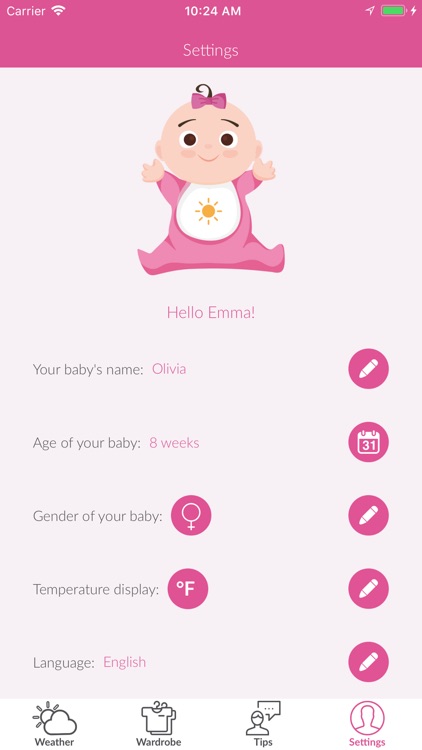 BabyWeather screenshot-5