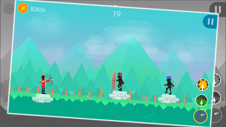 Funny Archers - 2 Player Archery Games screenshot-3