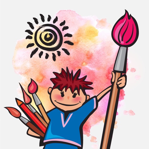 Drawing App For Kids Studio Icon