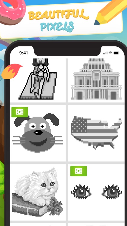 No Fill . Color by Number