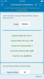 Nautical Calculator iphone bilder 1