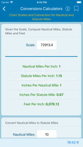 Nautical Calculator screenshot