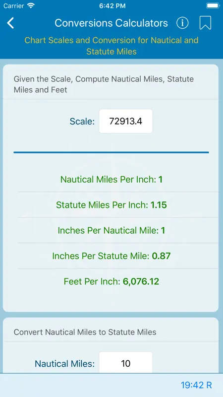 Nautical Calculator screenshot 2 of 5